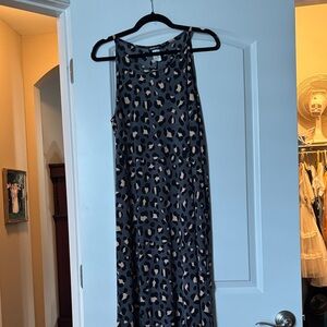 HEIMISH USA Leopard Print Maxi Dress - Black and Tan